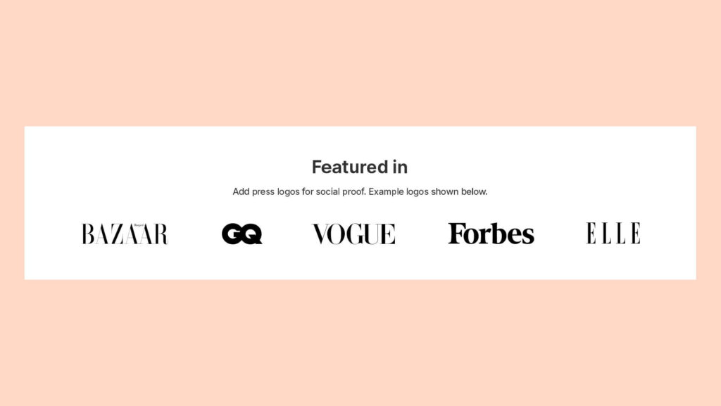 How to Add “As Seen On” and “Featured In” Sections to Your Shopify ...